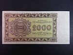 2000 K 1945 série 6 Ar, perf. SPECIMEN nahoře, poloha vodoznaku A