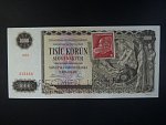 1000 Ks 1940, kolkovaná série 6N6, s 2x perf. SPECIMEN dole