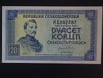 20 Kčs 1945 série KX