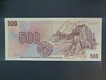 500 Sk/Kčs 1973 série W 02, kolkovaná