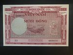 VIETNAM JIŽNÍ,10 Dong 1955, BNB. B105, Pi. 3
