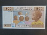 STŘEDOAFRICKÉ STÁTY-KONGO, 500 Francs 2002 T, BNB. B106Td2, Pi. 106T