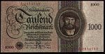 1000 Rm 11.10.1924,  natržená