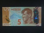 NOVÝ ZÉLAND, 5 Dollars 2015, BNB. B137a, Pi. 191