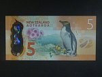 NOVÝ ZÉLAND, 5 Dollars 2015, BNB. B137a, Pi. 191