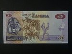ZAMBIE, 5 Kwacha 2021, BNB. B166c, Pi. 63c
