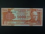 PARAGUAY, 5000 Guaranies 2005, BNB. B841a, Pi. 233a