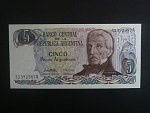ARGENTINA, 5 Pesos 1984, BNB. B365b, Pi. 312