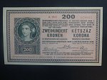 200 K 27.10.1918, serie A 2044 s podtiskem na R, vydání MMR