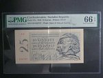 25 Kčs 1958 série S 19, PMG 66
