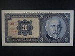 20 Kč 1926 série Uf, perf. SPECIMEN z líce