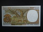 STŘEDOAFRICKÉ STÁTY-ČAD, 500 Francs 1997, BNB. B101Pd, Pi. 601P