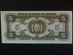 BOLÍVIE, 5 Bolivianos 1952 