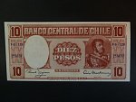 Chile, 1 centesimo na 10 Pesos 1960, BNB. B259a, Pi. 125