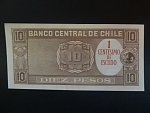Chile, 1 centesimo na 10 Pesos 1960, BNB. B259a, Pi. 125