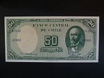 Chile, 5 centesimo na 50 Pesos 1960, BNB. B260c, Pi. 126