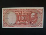 Chile, 10 centesimo na 100 Pesos 1960, BNB. B261c, Pi. 127