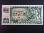 100 Kč 1961/1993 série G 80, kolek, II.vydání, číslovač 1c