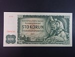 100 Kčs 1961 série G 33, I.vydání, číslovač 1c