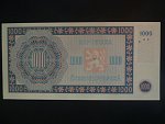 1000 Kčs 1945 série B 05, perf. 