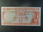 FIDŽI, 5 Dollars 1970 série A/2, BNB. 339a, Pi. 61