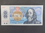 20 Kčs 1988 série H 21