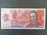 50 Kčs 1987 série F 61, sériové čísla dál od sebe
