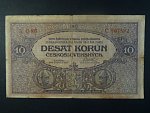 10 Kč 1919 série O 109