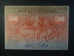 500 Kč 1919 série 017 padělek Meszáros