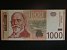 EVROPA-SRBSKO - 1000 Dinara 2006, série ZA replacement, BNB. B412a, Pi. 52