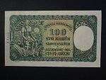 100 Ks 1940 II.vydání, série G 3, 1x perf. SPECIMEN dole