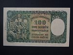 100 Ks 1940 II.vydání, série A 6, 1x perf. SPECIMEN nahoře