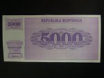 5000 Tolarjev 1992 série DA, BNB. B210a, Pi. 10