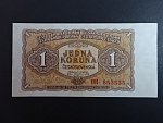 1 Kčs 1953 série BH 853333, tiskárna Goznak Moskva