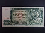 100 Kčs 1961 série X 45, číslovač 2d, vodoznak 14