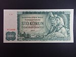 100 Kčs 1961 série C 16, vodoznaková výzruž na rubu
