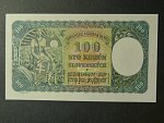 100 Ks 1940 I.vydání, série H 8, 1x perf. SPECIMEN dole