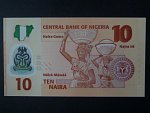 NIGÉRIE, 10 Naira 2015, 6-místný číslovač, BNB. B235j, Pi. 39