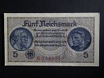 vydání pro obsazené území 1939-45, 5 Reichsmark série R, Ros. ZWK-4a
