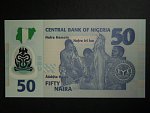 NIGÉRIE, 50 Naira 2019, BNB. B236l, Pi. 40