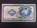 1000 Kč 1932 série A, perf. SPECIMEN