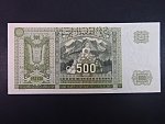 500 Ks 1941 kolkovaná série 5Ed, perf. SPECIMEN nahoře
