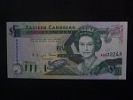 VÝCHODOKARIBSKÉ STÁTY, Antigua a Barbuda 5 Dollars 1993, BNB. B210a, Pi. 26