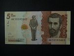 KOLUMBIE, 5000 Pesos 2020, BNB. B994g, Pi. 459