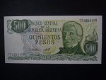ARGENTINA, 500 Pesos 1979, BNB. B356d, Pi. 303
