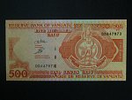 VANUATU, 500 Vatu 2010 série DD RESERVE BANK, BNB. B201c, Pi. 5