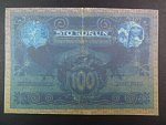 100 K 1919 poukázka království českého, nevydaná, oboustranná