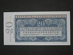 20 Kčs 1953, nevydaná, oboustranná
