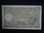 1000 Francs/200 Belgas 1943, BNB. B566b, Pi. 110