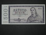500 Kčs 1962, nevydaná, oboustranná